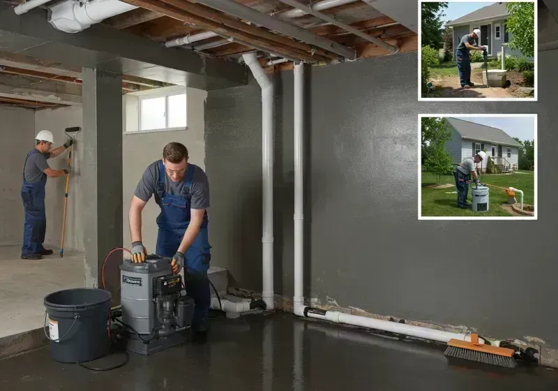 Basement Waterproofing and Flood Prevention process in Bismarck, MO